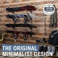 thumbnail image 2 of Ski & Snowboard Rack, Adjustable Wall Mount Rack Storage System for 4 Boards, Heavy-Duty Garage Wall Organizer for Ski & Snowboards (Snowboard - Black), 2 of 8