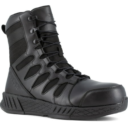 

Reebok Work Floatride Energy Tactical Men s 8 Inch Side-Zip Comp Toe EH Slip-Resistant Work Boot
