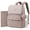 Camel, variant on LOVEVOOK Diaper Bag Backpack, Baby Travel Bags for Boys & Girl, Toddler Waterproof Diaper Bag w/Changing Pad (Beige khaki, 15.6''-Small)