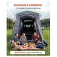 thumbnail image 4 of Large Tent for 5-9 Person, 10.6 x 8 FT Tailgate Tent, Waterproof Camping Tent with Ventilation, 4 of 9