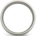 thumbnail image 2 of Titanium/14K Titanium Polished With 14K Yellow Inlay 8mm Flat Band (Size 12) Made In China tb225-12, 2 of 5