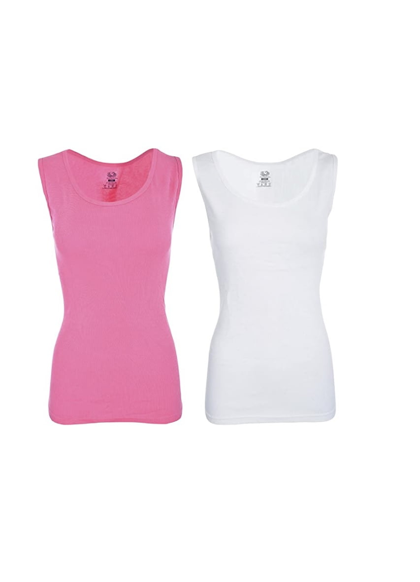 fruit of the loom women's ribbed tank tops