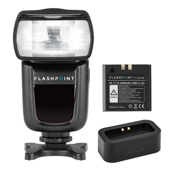 Flashpoint Zoom Li-ion Manual R2 On-Camera Flash Speedlight (V850II)   USB Charger