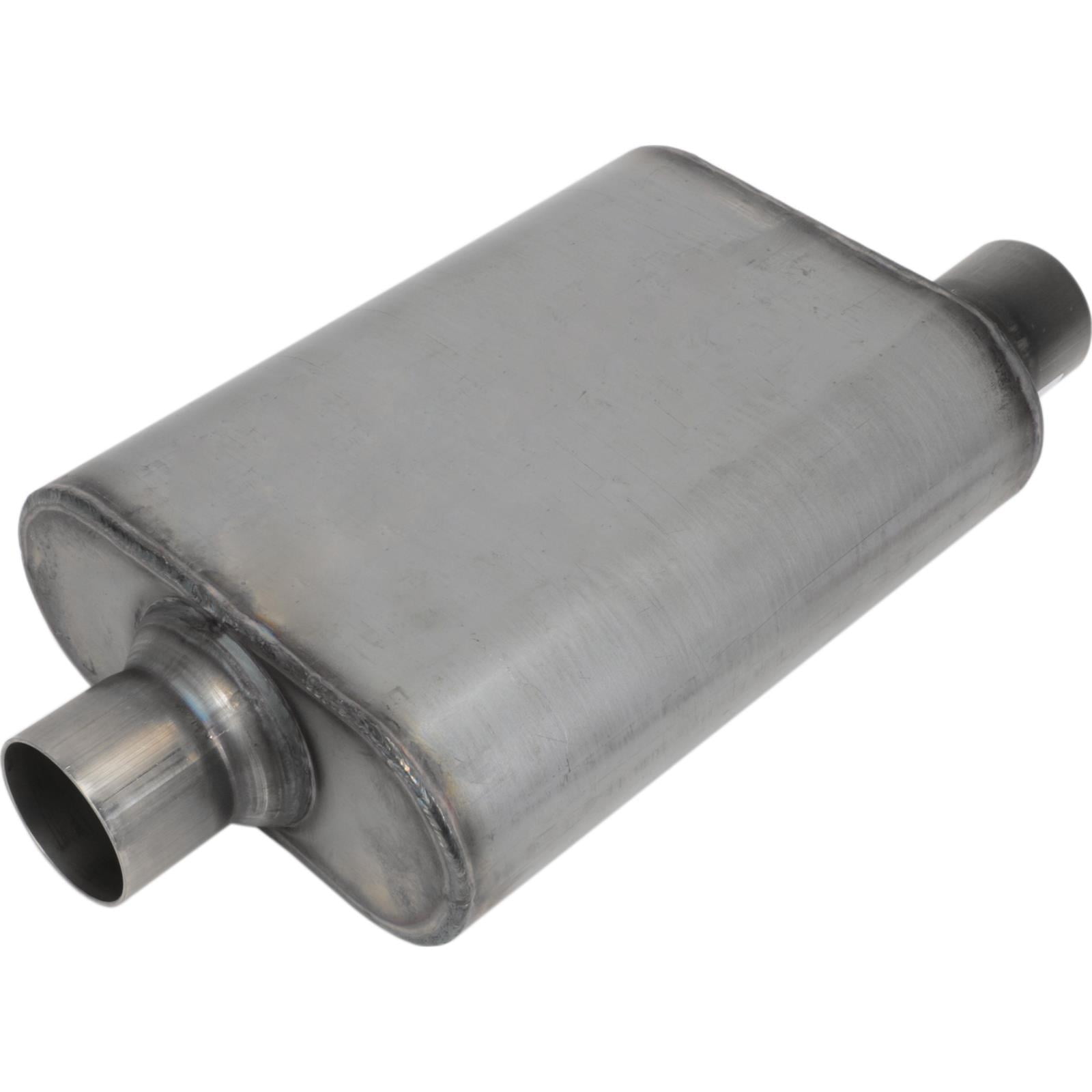2.5 Inch Stainless Steel Dual Exhaust System Kit with Mufflers