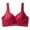 Red, variant on YUGYXL Seamless Wire-Free Push-Up Bra Full Coverage Support Gathered No Underwire Bras Comfort Breathable Everyday Bra Beige M