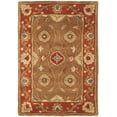 thumbnail image 2 of Safavieh Heritage Mercia Oriental Wool Area Rug, Beige/Rust, 2' x 3', 2 of 10