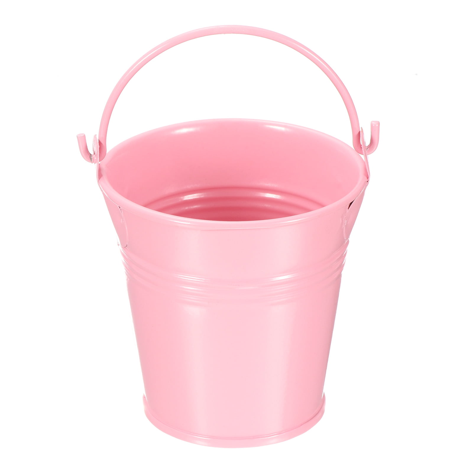 Uxcell 3" Metal Planter Bucket with Handle Flowerpot Container Decor