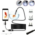 thumbnail image 3 of Industrial Endoscope HD Electric Digital Borescope Camera IP67 Waterproof Portable Inspection Camera with 6 Dimmable LED Light for Windows System Android Phone with OTG, 3 of 11