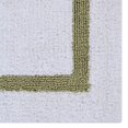 thumbnail image 4 of Better Trends Alfombras De Baño 100% Algodón, Colección De Hoteles, Color Blanco Y Salvia, Alfombra De Baño Absorbente Reversible, Lavable A Máquina, De Secado Rápido, Ideal Para Baño, Ducha, Dormitor, 4 of 5