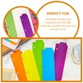 thumbnail image 2 of Minkissy Binder Dividers Assorted Color 10Pcs 8.5X2.4X0.04In, 2 of 10