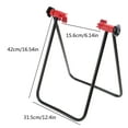 thumbnail image 3 of Road Bike Triangle Floor Stand Foldable Bike Repair Rack Parking Stand Holder Standing Bike Bracket Maintenance Rack, 3 of 8