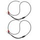 thumbnail image 3 of BRIGHTFUFU 2pcs 3.5 mm a 2 RCA Cable de adaptador de audio estéreo masculino AUX RCA Y Cord para altavoces, 3 of 7