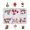3, variant on Art Decoration Santa Hats Snowflake Christmas Art Rhinestones Supplies Nails Shoes Clothes Ornaments