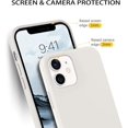 thumbnail image 5 of iPhone 12 Case,iPhone 12 Pro Case 6.1”,DUEDUE Liquid Silicone Soft Gel Rubber Slim Cover with Microfiber Cloth Lining, 5 of 5