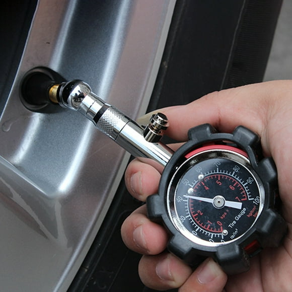 LSLJS Tire Pressure Gauge - (0-100 PSI) Heavy Duty With Large 2.3 Inch Easy To Read Dial, Low - High Pressure Gauge.Tire Gauge for Car and Trucks Tires, Pressure Gauge on Clearance