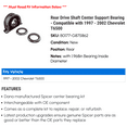 thumbnail image 2 of Rear Drive Shaft Center Support Bearing - Compatible with 1997 - 2002 Chevy T6500 1998 1999 2000 2001, 2 of 2