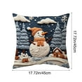 thumbnail image 2 of Cubiertas de Almohada de Navidad 45x45cm/17.72x17.72In - Decoración de Vacaciones Del Sofá Del Hogar, 2 of 6