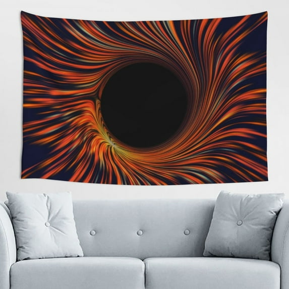 DouZhe Abstract Spiral Swirl Tapestry Wall Hanging Tapestries Dorm Room Home Decor, 60" x 40"