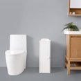 thumbnail image 2 of PVC Furniture Narrow Bathroom Toilet Cabinet，Bathroom Storage Organizer Rack Stand, 2 of 5