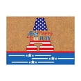 thumbnail image 2 of Cififendec 4th of July Doormat, 23.62"×15.75", Patriotic Non-Slip Coir Mat with Happy 4th of July Print for Front Porch, Entryway & Outdoor Holiday Decor, 2 of 5