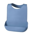 thumbnail image 1 of Silicone Adult Bib Waterproof Clothing Protector Reusable Apron Mealtime Crumb Catcher, 1 of 5