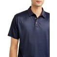 thumbnail image 3 of Ben Hogan Men's Performance Asymmetrical Printed Polo Shirt, Up to Size 5XL, 3 of 4