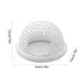 thumbnail image 3 of White Floating Cave with Feeding Ring, Hollow Plastic Breeding Shelter for Cichlid Tank, Deterioration-proof Aquarium Decor for Small Fish, Topliu, 3 of 6