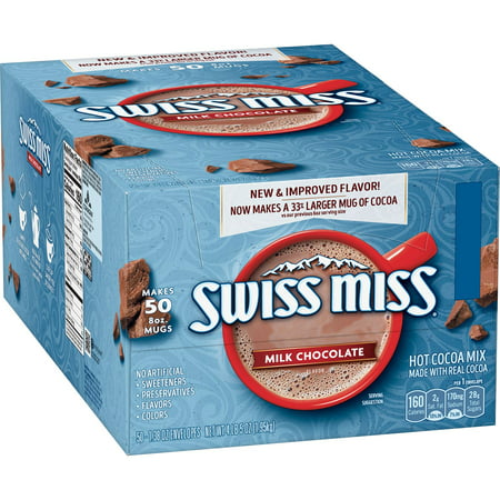 Swiss Miss Milk Chocolate Classics Hot Cocoa Mix Packets (50 ct.-1.38 oz Envelopes)