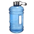 thumbnail image 1 of Vasos para beber, botella de agua multifunción de gran capacidad de 2L con asa, entrenamientos deportivos, botella de bebida para entrenamiento, correr al aire libre, 1 of 5