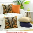 thumbnail image 4 of Party Decor Birthday Gift elephant flowers sunflower Home Decor Throw Pillows Cover for Home Sofa Couch, 4 of 5