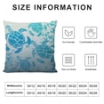 thumbnail image 5 of JEUXUS  Decorative Pillow Cover, Lumbar Sea Turtle Pillow Cover Modern Farmhouse Cushion Case Home Decor for Living Room Patio Sofa Couch Chair, 5 of 5
