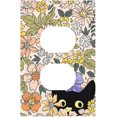 thumbnail image 2 of Light Switch Cover Cartoon Underwater Sea Animal Ocean Sea Turtle 2 Gang Wall Plate Double Light Switch Plate Toggle Decorative Outlet Covers Electrical Switchplate for Bathroom Nursery Decor, 2 of 8