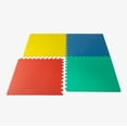 thumbnail image 5 of We Sell Mats 3/8 Inch Thick Multipurpose Exercise Floor Mat with EVA Foam, Interlocking Tiles, Anti-Fatigue for Home, or Gym, 24 in x 24, 5 of 9