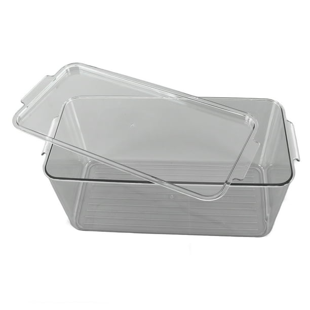 Armario de alimentos para despensa, caja de almacenamiento de plástico, caja de almacenamiento de cocina apilable, caja de almacenamiento de plástico de grado profesional