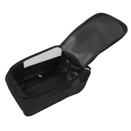 

Shoe Travel Bag Folding Shoe Bag Breathable Mesh For Practice Full Black