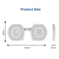 thumbnail image 3 of Gafas Tapa de lente Gel de sílice Protector de lente de gafas Accesorios VR Gris JShteea El nuevo, 3 of 3