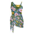 thumbnail image 6 of Whosucclay Floral Garden Print Girls One Piece Swimsuit with Mesh Cover Up for Summer Swimming, Adjustable Strap Removable Bra Girls One Piece Swimsuits, 17-18 Years Old, 6 of 10