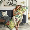 thumbnail image 5 of Bohemian Paisley Body Pillow Cover 20x54 - Colorful Geometric Art Long Pillow Case, Invisible Zipper Closure, Cozy & Skin-Friendly for Maternity & Office Use, 5 of 7