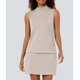 thumbnail image 2 of Conjunto de falda Casly Lamiit, ropa deportiva de verano para mujer, beige oscuro, L, 2 of 7