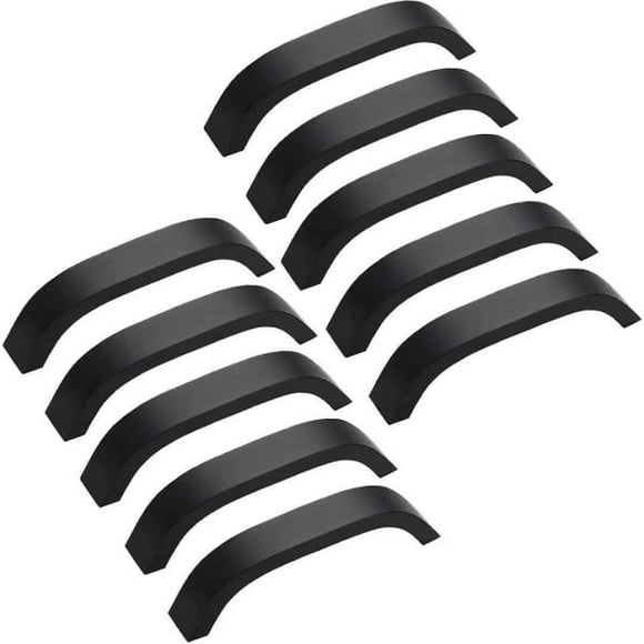 10 pcs Black Cabinet Handles - Black Kitchen Handles Cabinet Handles 96mm Kitchen Furniture Cabinet Handles