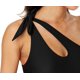 thumbnail image 4 of Traje de baño de una pieza acanalado, con lazo lateral y corte alto, talla XL, 4 of 5
