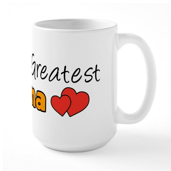 CafePress - World's Greatest Oma Large Mug - 15 oz Ceramic Large White Novelty Mug
