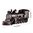 thumbnail image 1 of Retro Simulation Steam Train Decoration Resin Locomotive Statue Locomotive Train Ornament Decorative Locomotive Model for Office Balcony Coffee Shop Gift, 1 of 9