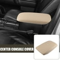 thumbnail image 2 of Unique Bargains Car Center Console Armrest Seat Box Cover Protector for Toyota Highlander 2009-2014 Faux Leather Beige, 2 of 9