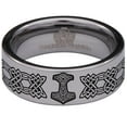 thumbnail image 2 of Mjolnir Tungsten Carbide Ring, 2 of 9