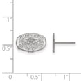 thumbnail image 2 of Real 14ktw LogoArt Jacksonville State University XS Post Earrings; for Adults and Teens; for Women and Men, 2 of 2