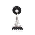 thumbnail image 2 of Graflsoa 10-Pack Bulk Fishing Rubber Stoppers, 6-Piece Sets, Large Black Round Head, Lightweight & Durable for All Water Types, 2 of 5