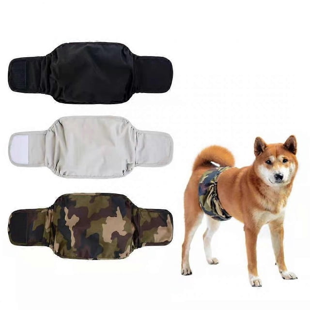3 Pcs Dog Diapers, Dog Incontinence and Thermal Diapers, Reusable, Size S