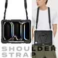 thumbnail image 7 of for iPad Pro 13 inch Case (M4 2024/M5 2025), 360 Rotating Shockproof Cover with Stand, Handle, Shoulder Strap, Black, 7 of 7