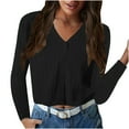 thumbnail image 2 of Cardigans for Women Spring Women's Fashion Casual Long Sleeve Solid Color Sweater Tops Blouse Cardigan, 2 of 8
